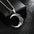 Wholesale Titanium Steel Dark Style Rose Moon Alloy Pendant Necklace