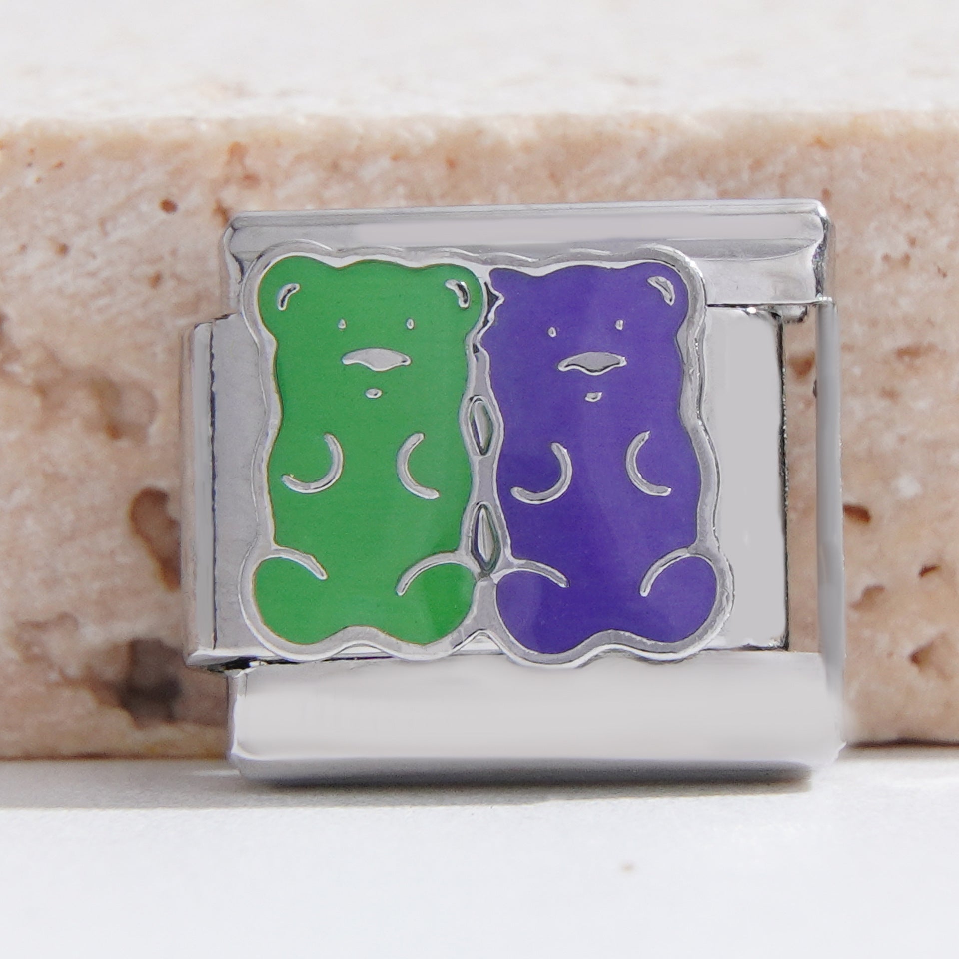 Wholesale Italian Charm Bracelet 9mm DIY Splicing Creative Pattern Stainless Steel Composable Bracelet