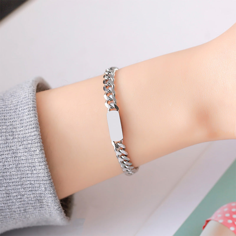 Wholesale Titanium Steel Hiphop Simple Bracelet ACC-BT-Leisuo002