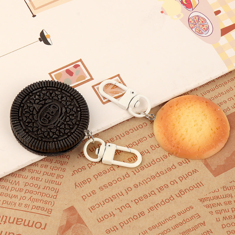 Wholesale  Cookie Keychain Pendant Cute and Creative Keychains
