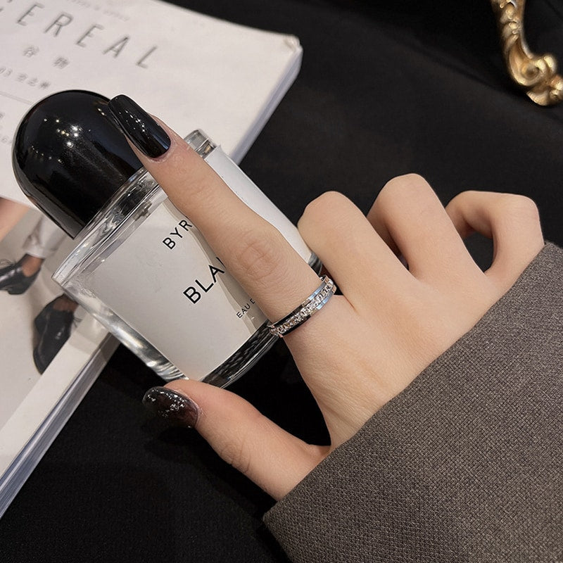 Wholesale Starry Sky Full Diamond Stainless Steel Rings ACC-RS-Banlan003