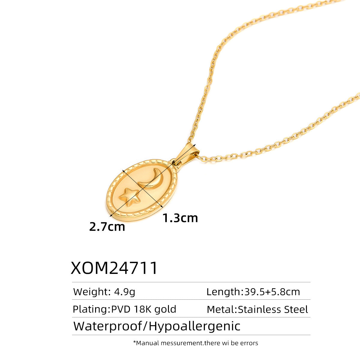 Wholesale Titanium steel non-fading high-end clavicle chain