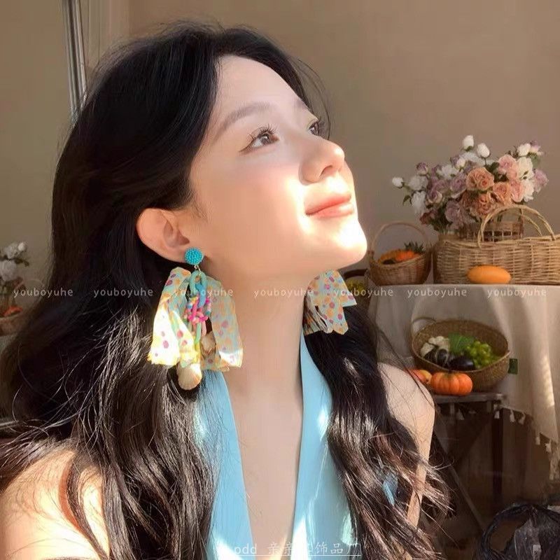 Wholesale  Sunflower Earrings Exaggerated  Earrings