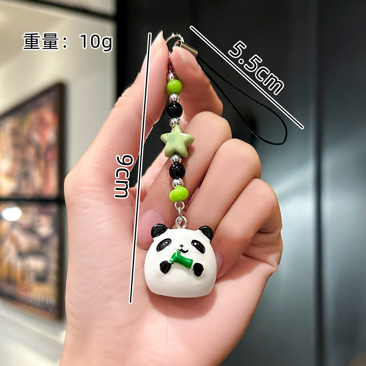 Wholesale  Cute Cartoon Panda Keychain