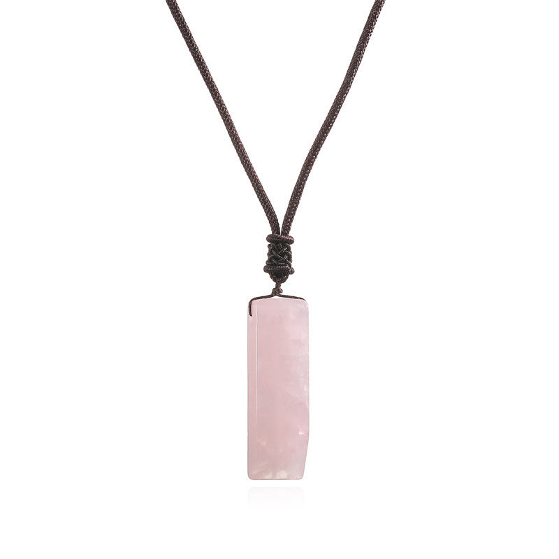 Wholesale Fashion Handmade Wire Wrapped Amethyst Crystal Pendant Necklace Natural Stone Mushroom Design Jewelry Gift