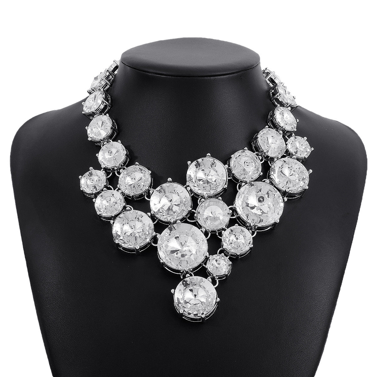 Wholesale Light Luxury Diamond Retro Fashion Necklace