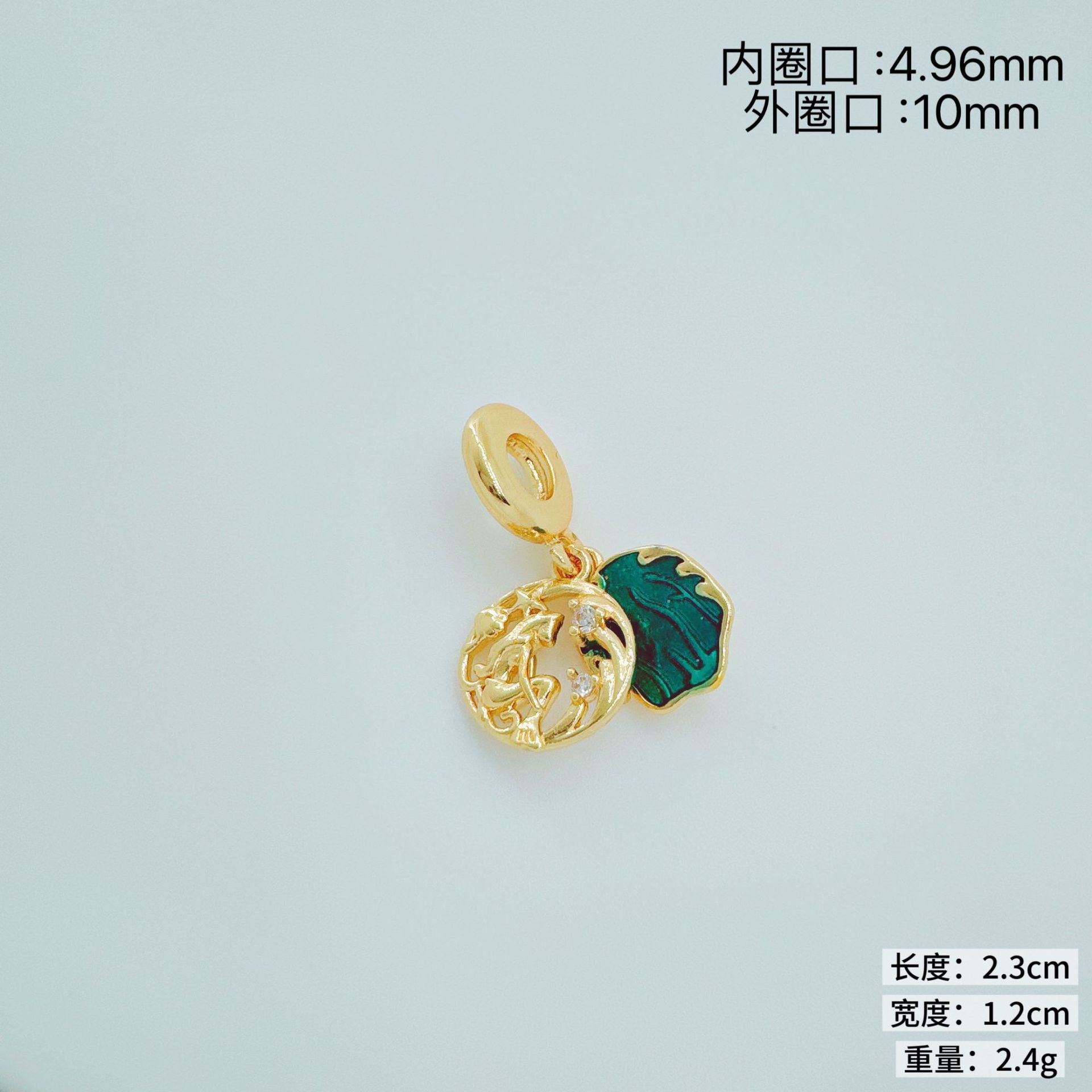 Wholesale European Style Clover Cross Pendant Necklace