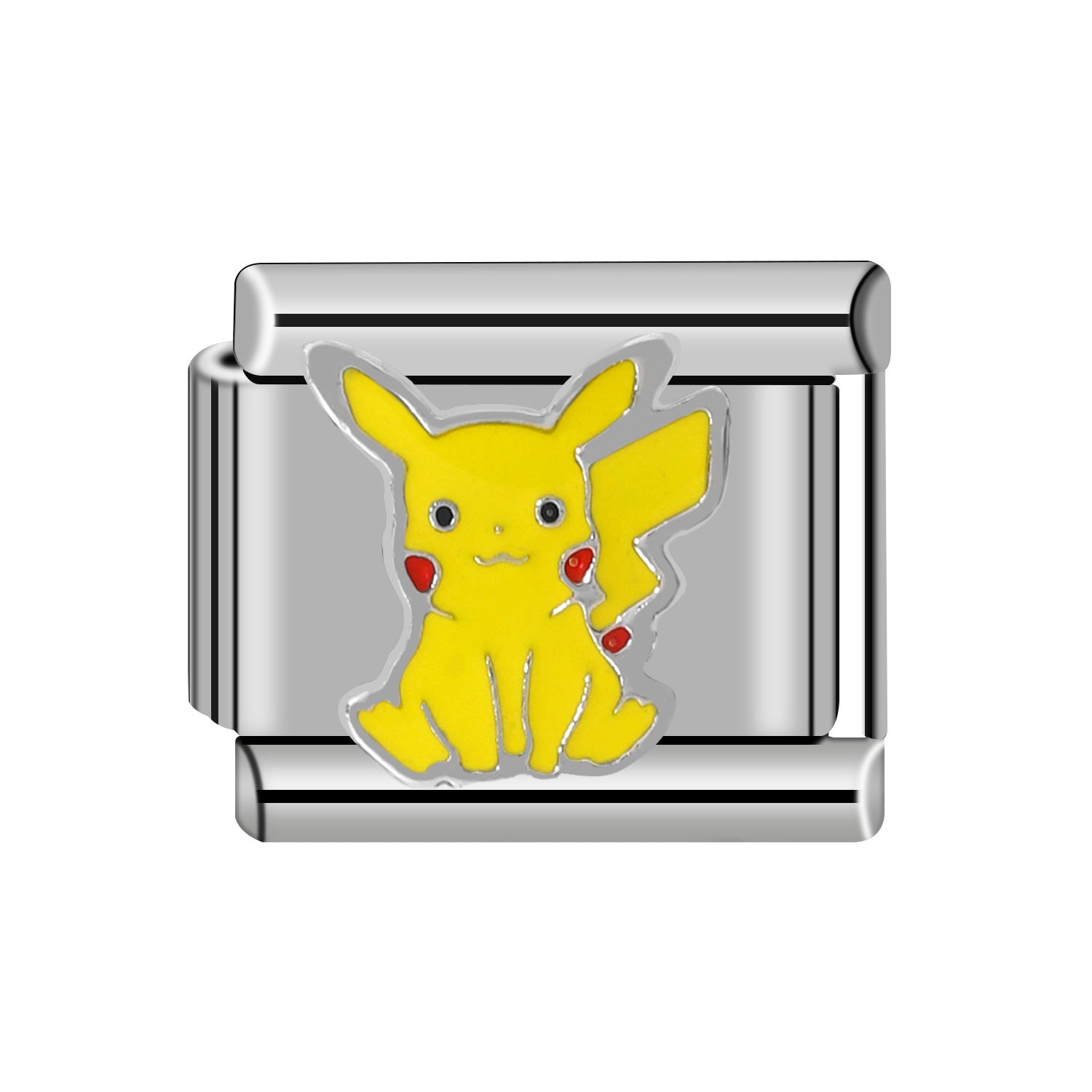 Wholesale 5pcs Italian Charm Bracelet Charm Module Stainless Steel Cute Bracelet 9mm DIY Pattern Free Stitching Detachable Composable Bracelet ACCVIP-BT-XY002