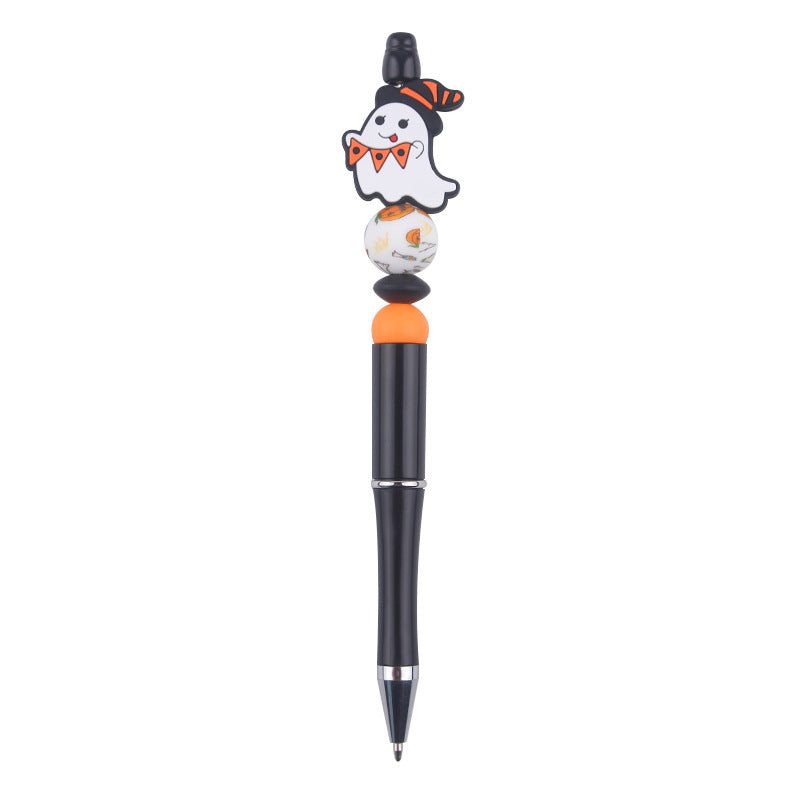 Wholesale Beaded Pen DIY Cartoon Christmas Silicone Beaded Pen
