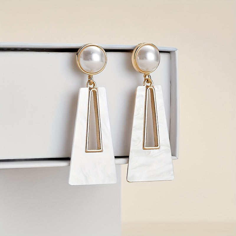 Wholesale Pearl Butterfly Combination Gold Earrings ACC-ES-RuLong001