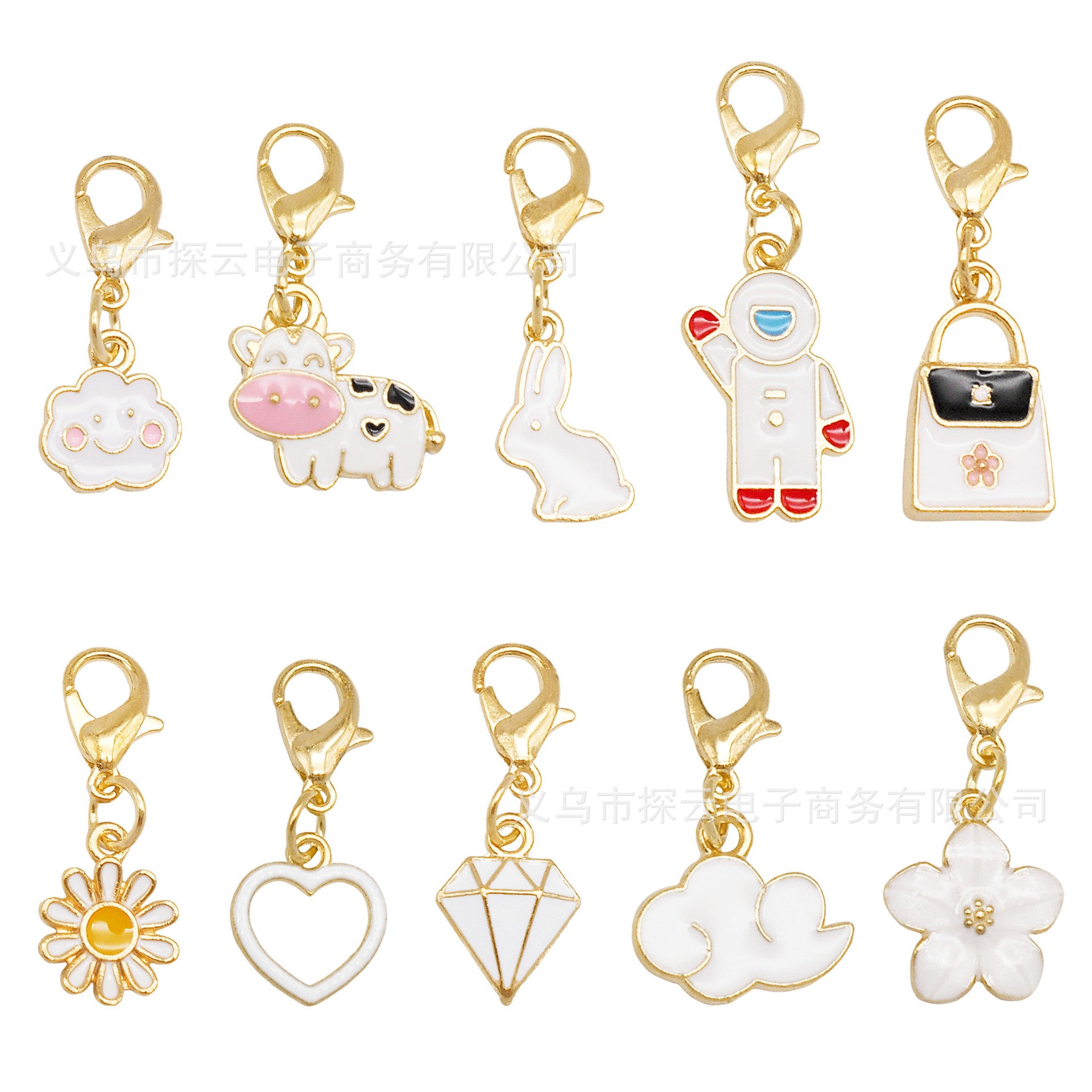 Wholesale Colorful Oil-Drip Charms