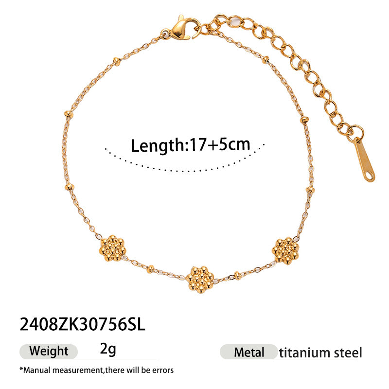 Wholesale Ocean Themed Stainless Steel Women S Bracelet With Starfish Shell Pearl Heart Zircon Chic Fashion Accessory For Gift And Boutique Resale