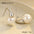 Wholesale  Stainless Steel Earrings Baroque Pearl Earrings
