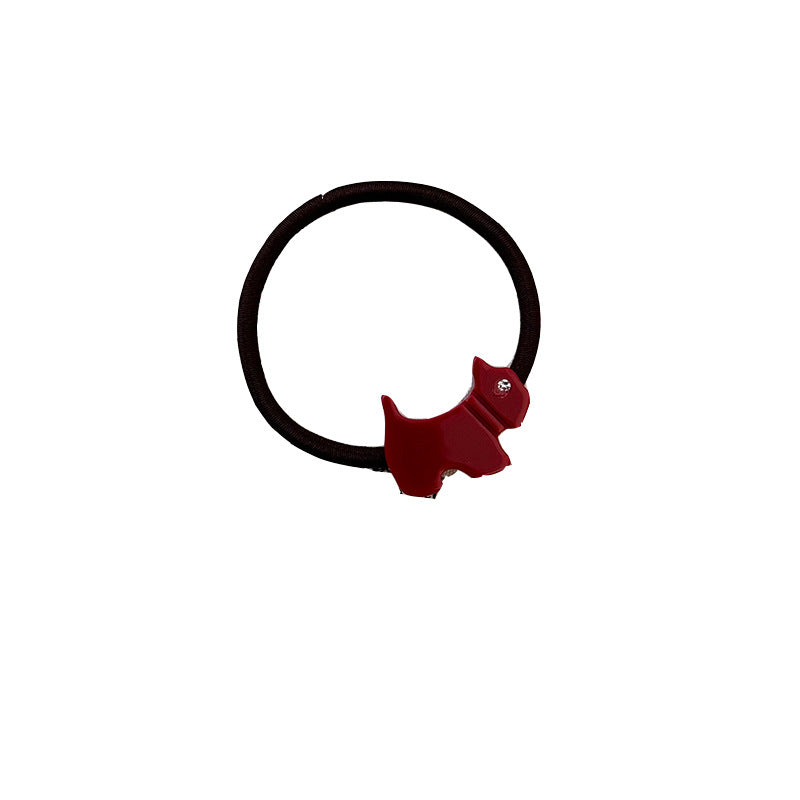 Wholesale Acetate sheet cute cartoon puppy rhinestone hairband