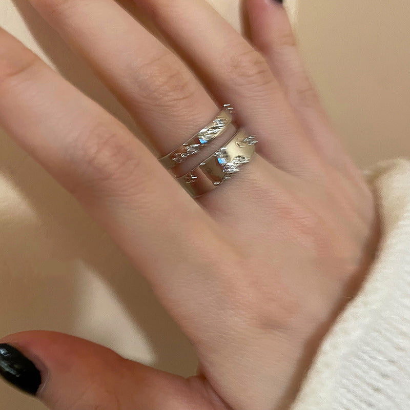 Wholesale Copper Zirconia Open Adjustable Rings ACC-RS-JiuHao029