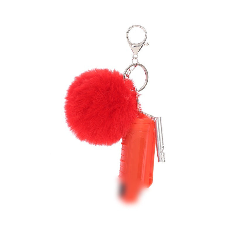 Wholesale Fur Ball Whistle Keychain Set Pom Pom ACC-KC-ZhiYa016