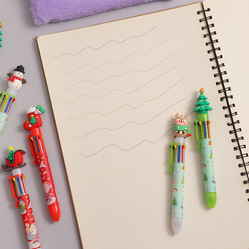 Wholesale cartoon Christmas ballpoint pen