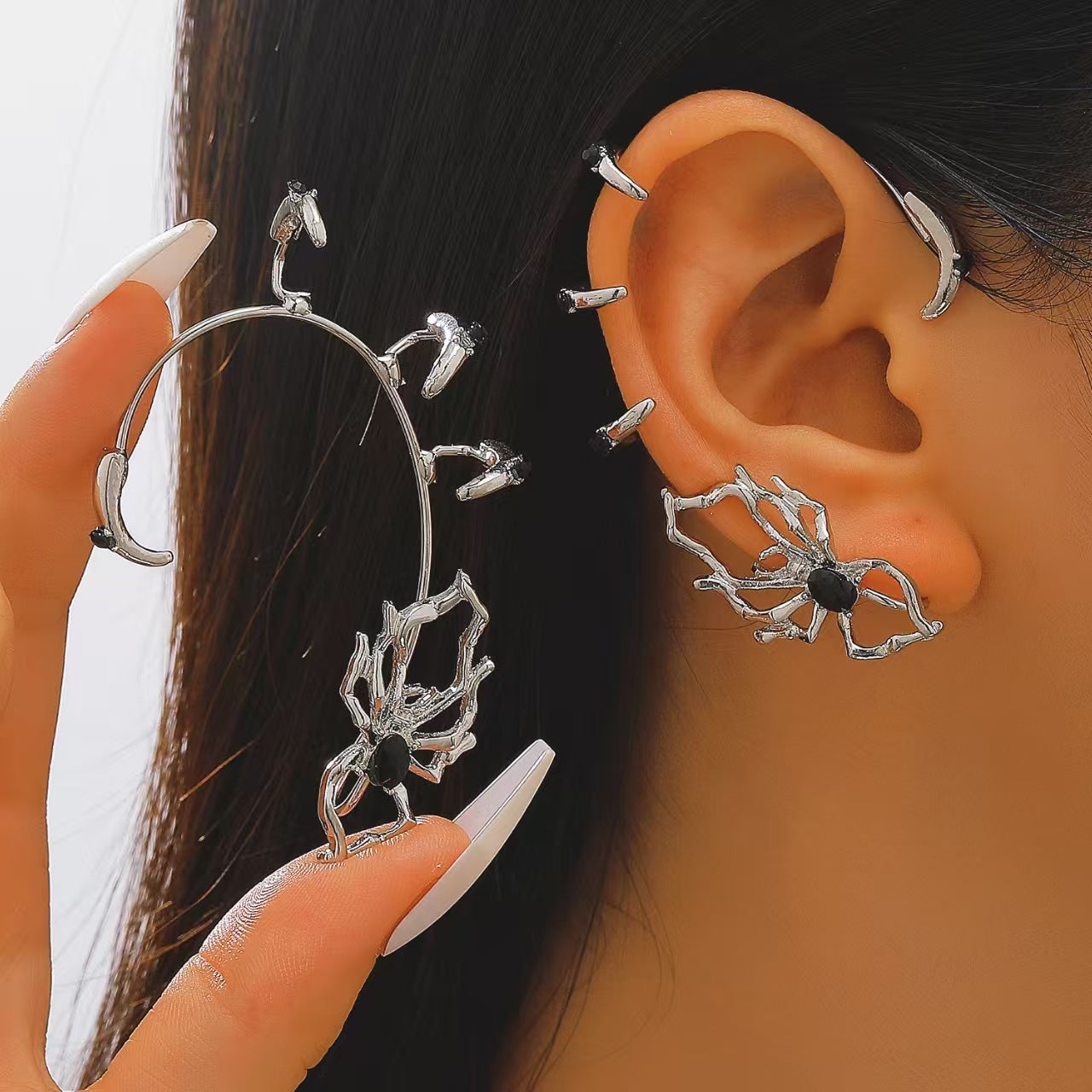 Wholesale Edgy  Ear Cuff for Non-Pierced Ears Alloy Electroplated Jewelry Accessory