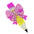 Wholesale  back to school season to encourage children bow pencil sparkling brooch