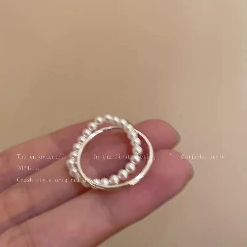 Wholesale  Bow Diamond Ring  Opening Adjustable Ring