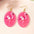 Wholesale  Acrylic Earrings Flamingo Pendant Earrings