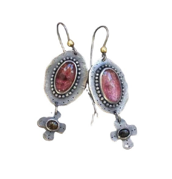 Wholesale Bohemian creative geometric vintage earrings