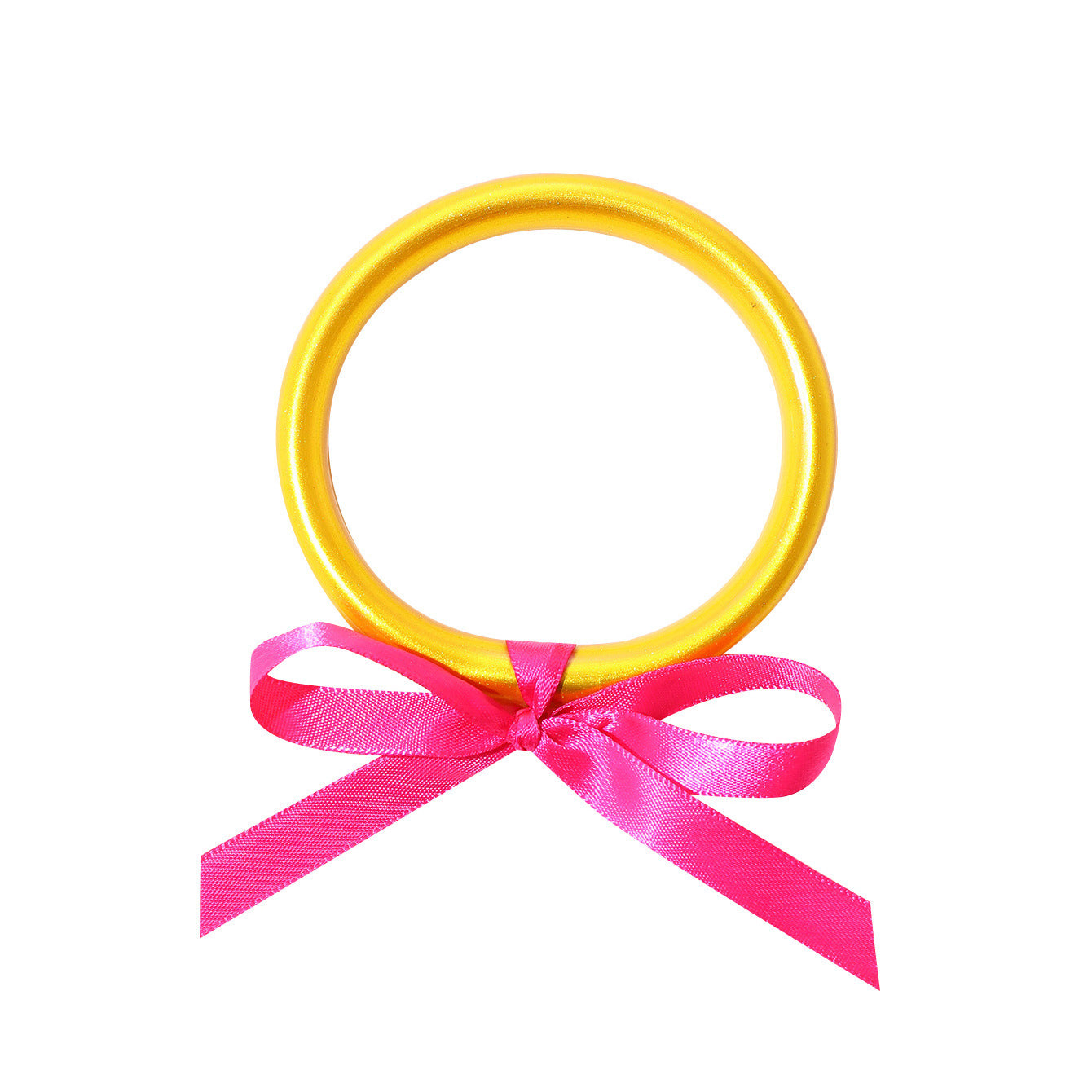 Wholesale Gold Powder Plastic Silicone Tube Ribbon Bracelet Jelly Bangles ACC-BT-YTian006