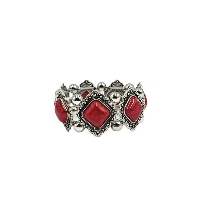 Wholesale Alloy Turquoise Bracelet Retro Ethnic Bohemian Style Jewelry Accessory for Everyday
