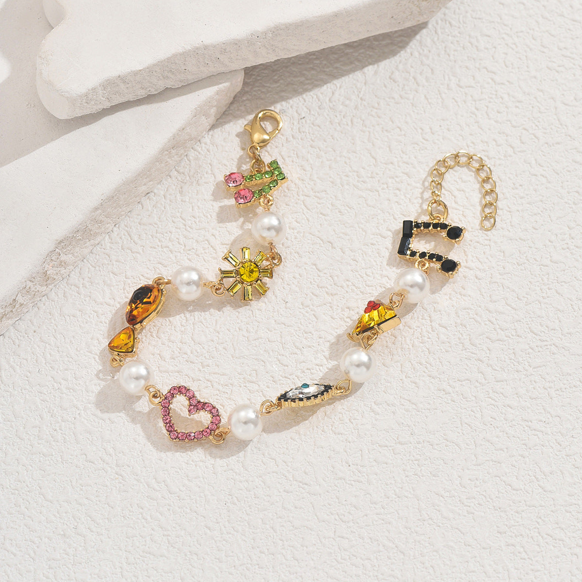 Wholesale  Diamond Design Love Bracelet