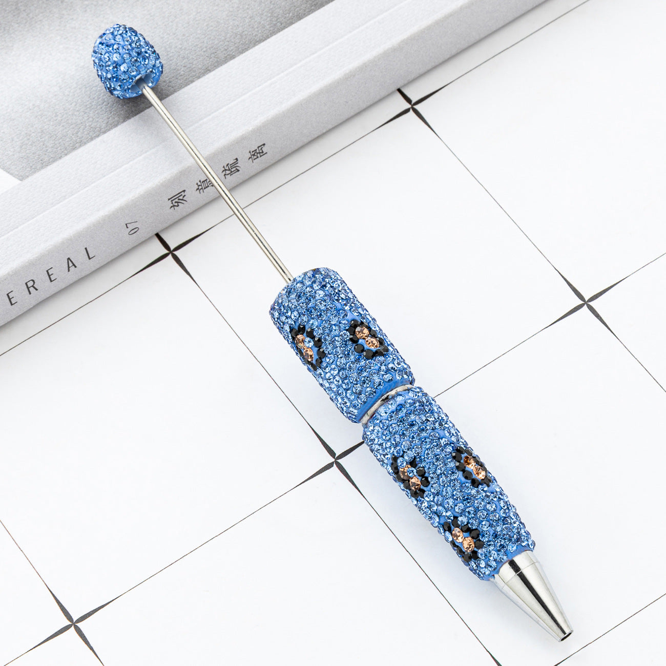 Wholesale Leopard Print Beadable Diamond Pens