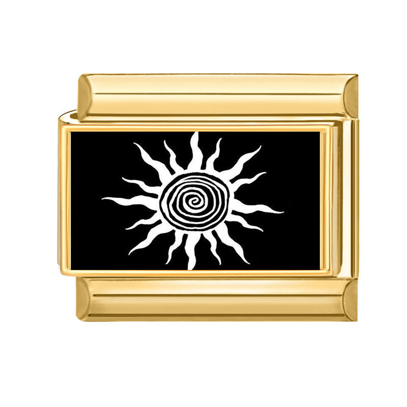 Wholesale 9mm Italian Charm Starter Bracelets DIY Heart Flower Evil Eye Series Stainless Steel Composable Bracelet