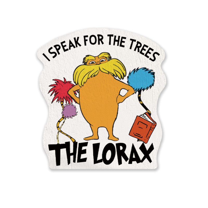 Wholesale Summer vacation children's teacher reading fun name brooch