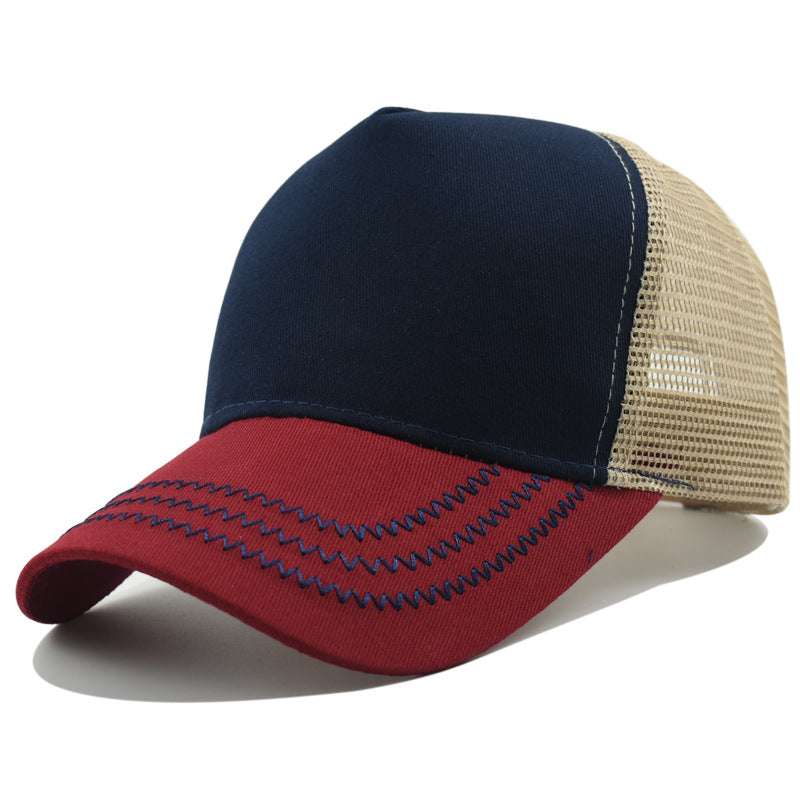 Wholesale Solid Color Five Panel Mesh Hat Baseball Cap ACC-HT-Xiny011