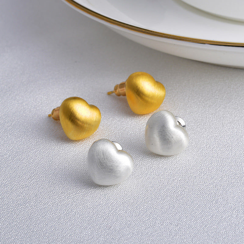 Wholesale Love Small Ear Studs  Heart Earrings