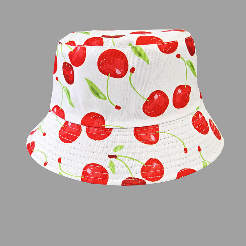 Wholesale Happy Birthday Printed Bucket Hat for Outdoor Sun Protection Fashion Accessory