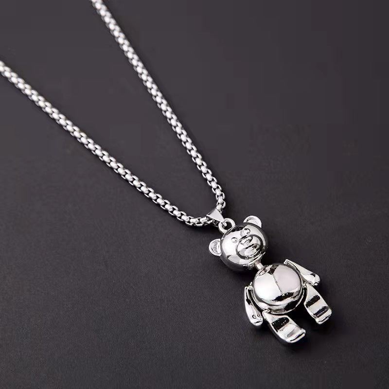 Wholesale Hip Hop Versatile Pendant Long Titanium Steel Sweater Chain Long Necklace ACC-NE-BYJY009