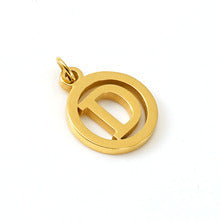 Wholesale Hollow letter Diy 26 English letter pendant