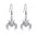 Wholesale  Diamond-Encrusted Zinc Alloy Cat Pumpkin  Web Skull Earrings