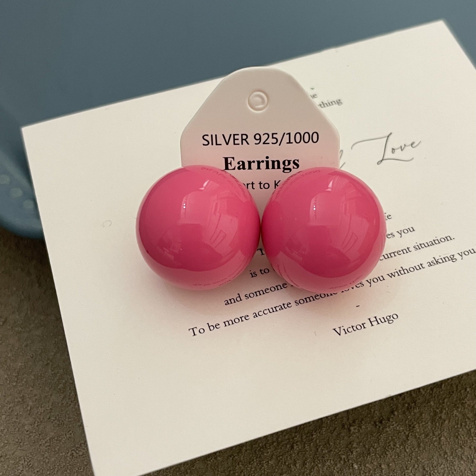 Wholesale Candy Color Geometric Square Circle C Shape Earrings