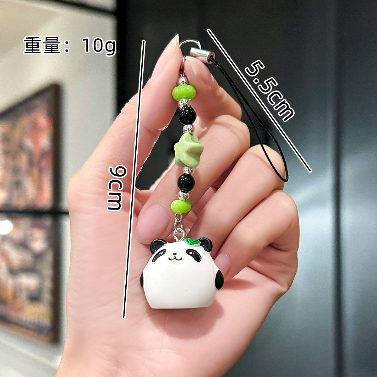 Wholesale  Cute Cartoon Panda Keychain
