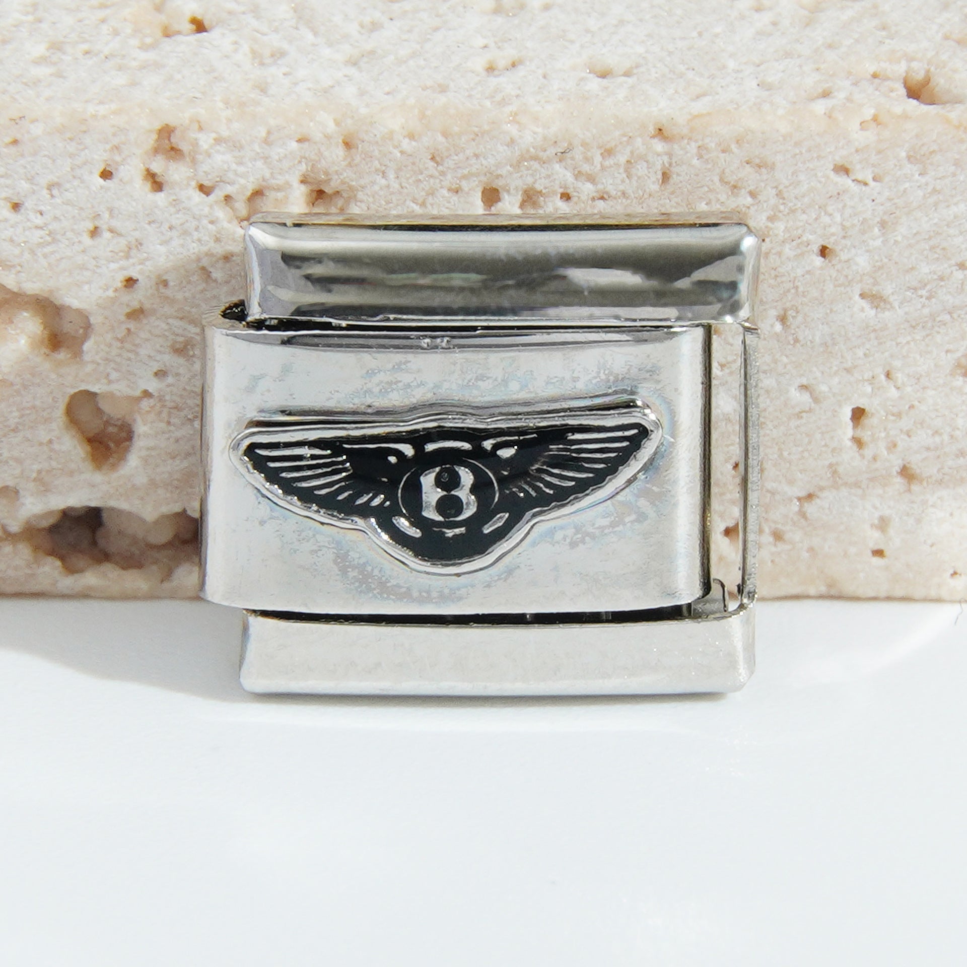 Wholesale Italian Charm Bracelet 9mm DIY Splicing Car Logo Stainless Steel Composable Bracelet