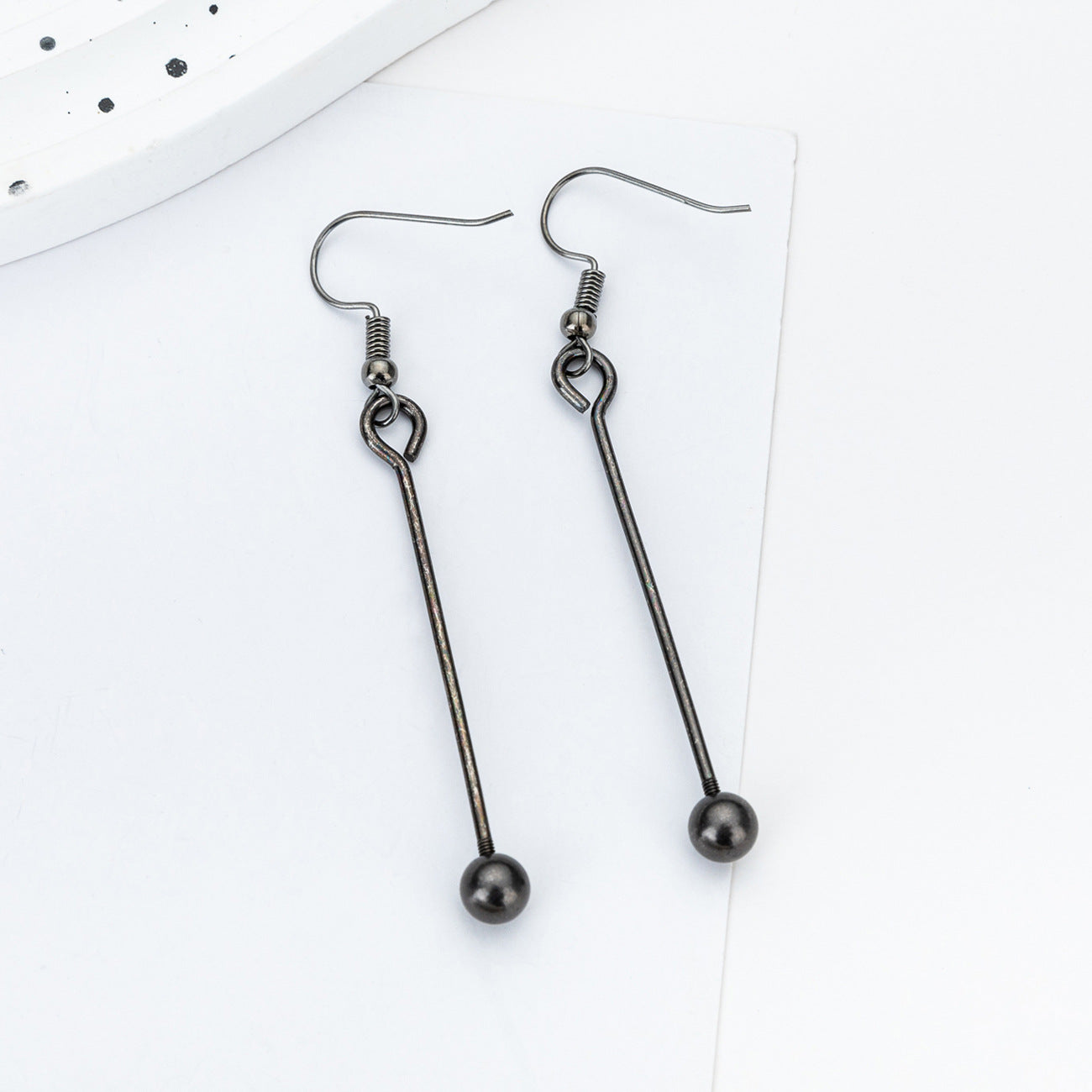 Wholesale DIY Beaded  Metal Earrings