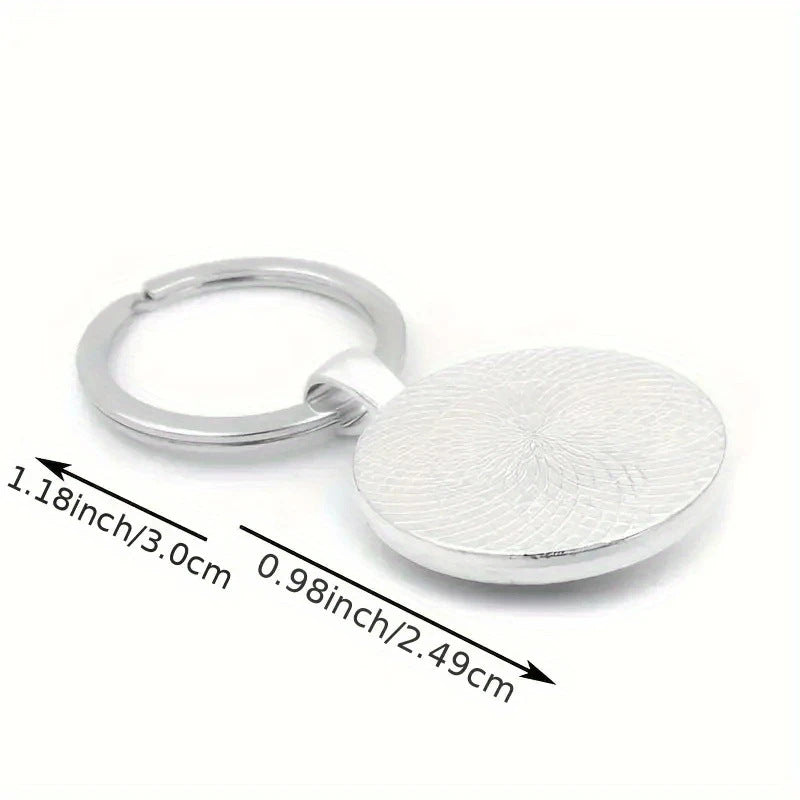 Wholesale Alloy Keychain with Ancient Silver Finish - Vintage Design for Men,  Fashion Gift