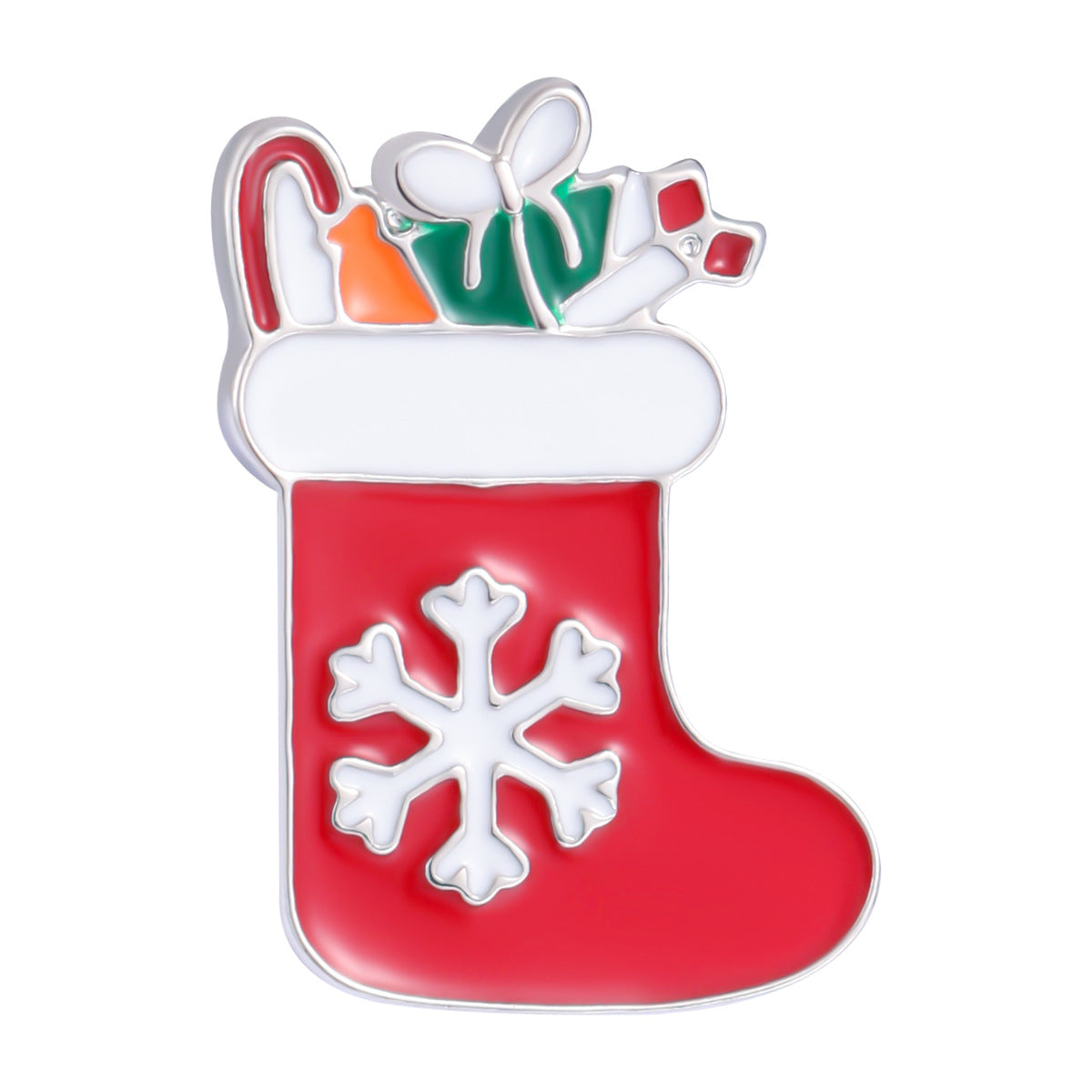 Wholesale Cartoon Cute Christmas Alloy Oil Drop Brooch ACC-BCH-BinLi001