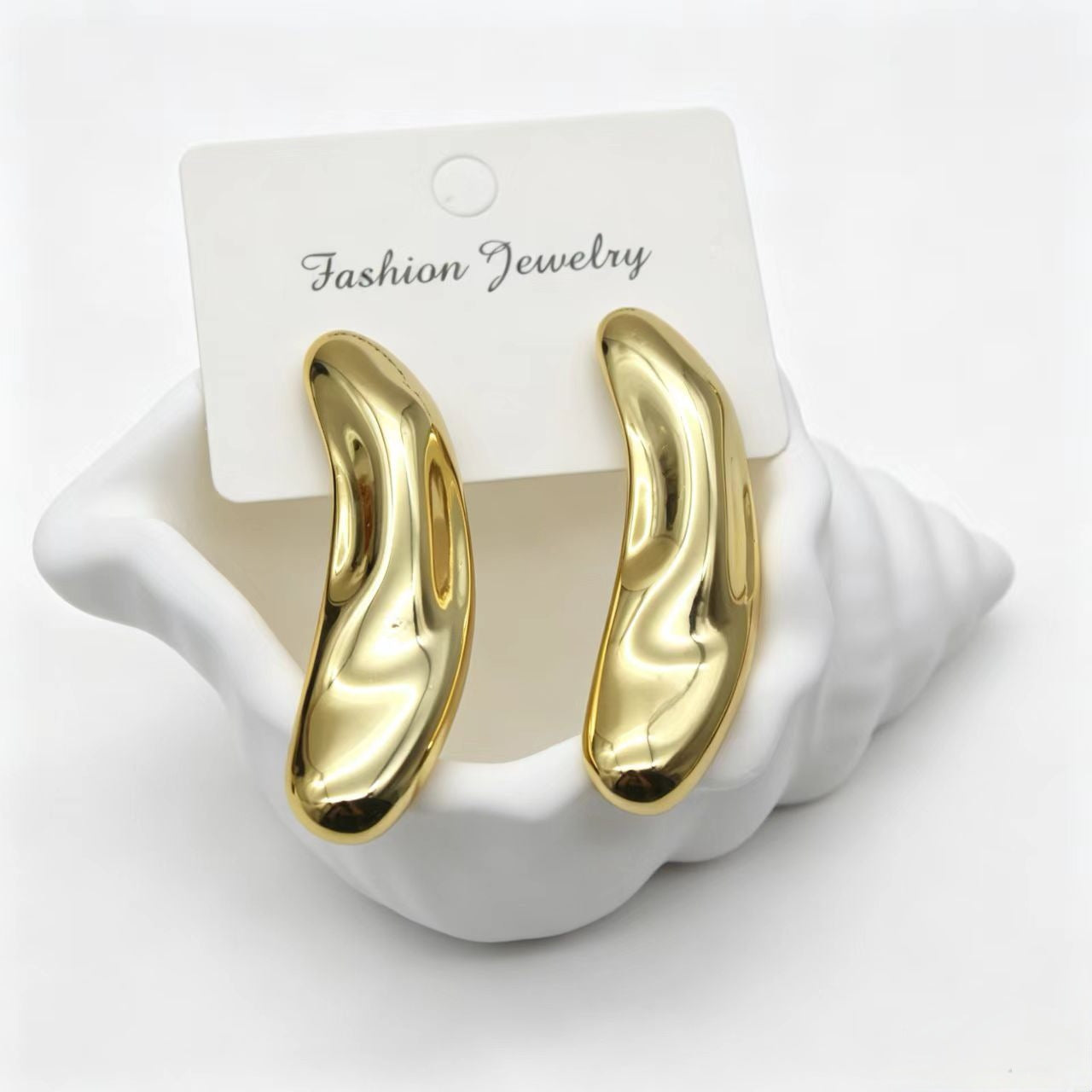 Wholesale Electroplated Acrylic Geometric Earrings Fashion Jewelry Accessory for Resale
