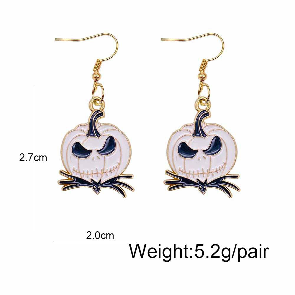 Wholesale Halloween Cartoon Ghost Pumpkin Imp Alloy Earrings ACC-ES-ChenY047