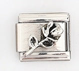 Wholesale Italian Style Flower Modular Bracelet Stainless Steel Fashion Accessory For Gift And Resale