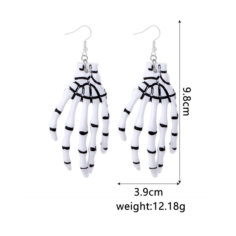 Wholesale Halloween Spider Pumpkin Ghost Skull Resin Earrings ACC-ES-BinLi005