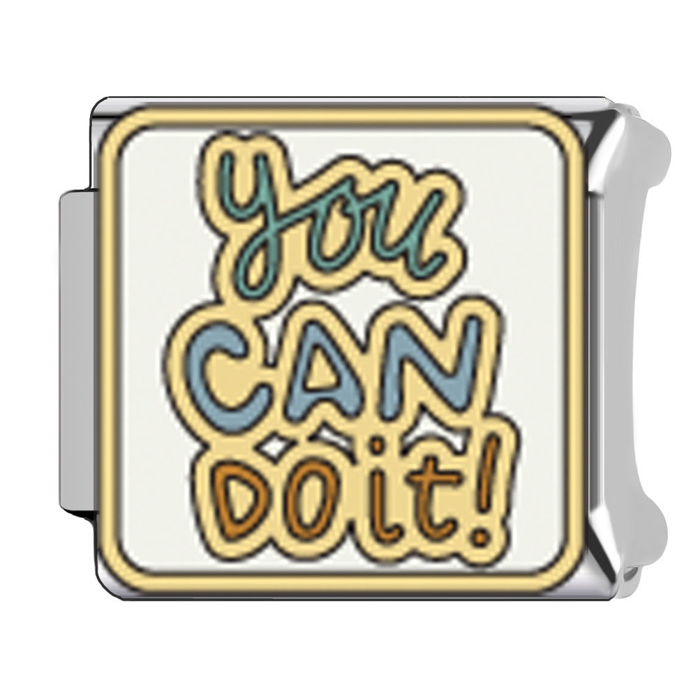 Wholesale Italian Charm Bracelet 9mm DIY Mother' s Day  Creative Stainless Steel Composable Bracelet