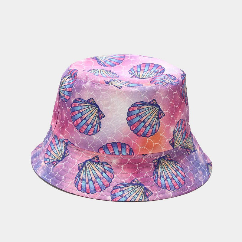 Wholesale Ocean Animal Pattern Double Sided Bucket Hat ACC-HT-LvYi008